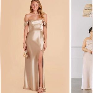 Mia Convertible Dress Birdy Grey - Neutral Champagne